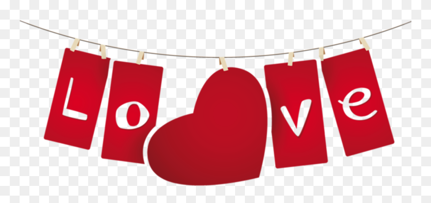 Valentines Day Love Decoration Png Clipart - Love Vector Free Download Transparent Png