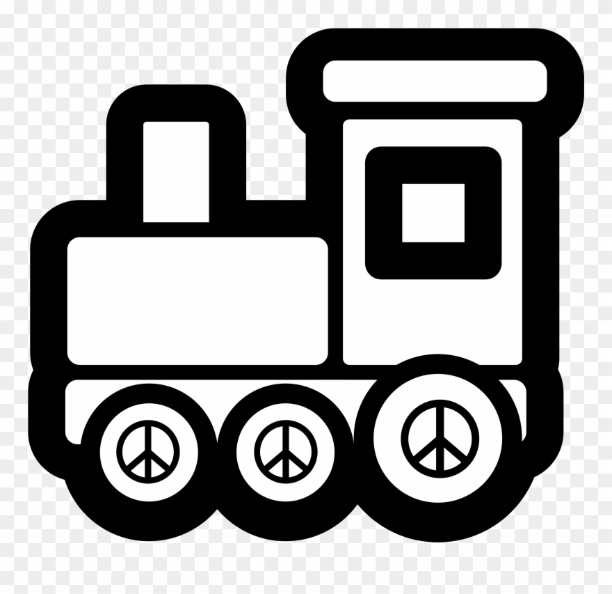 Subway Clip Art Free Clipart Images - Toy Icon Black And White - Png Download