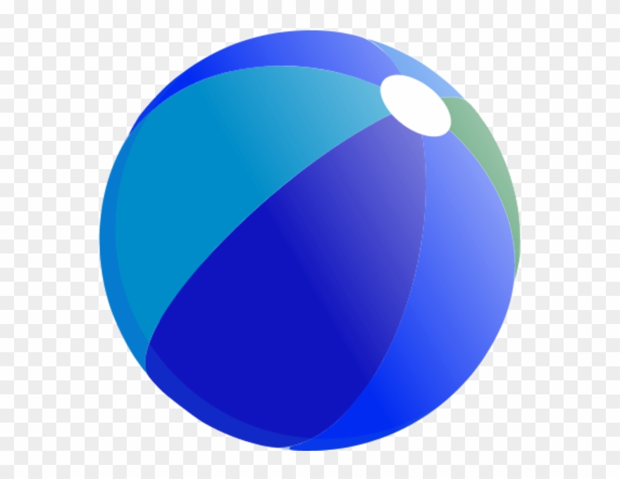 Free Beach Ball Clip Art Pictures 7 Clipartandscrap - Blue Beach Ball Clipart - Png Download