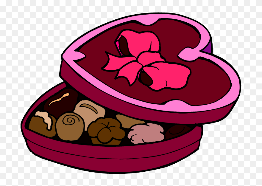 Religious Valentine Day Clipart Images Pictures Amp - Box Of Chocolates Clipart - Png Download