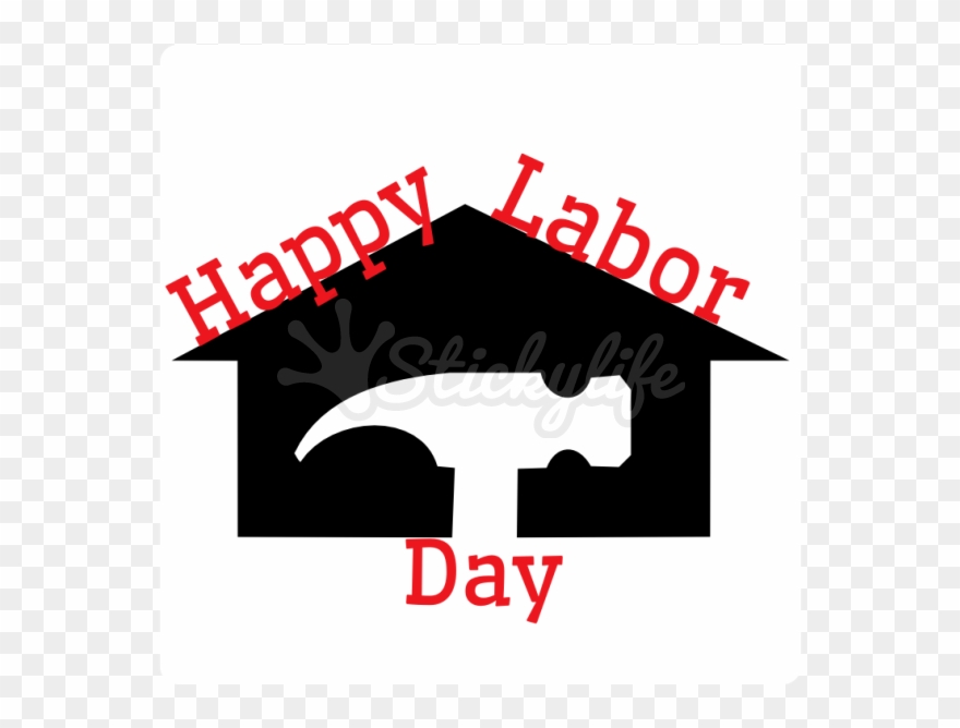 Happy Labor Day Magnet - Illustration Clipart