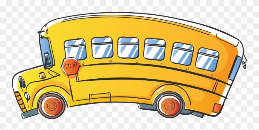 Back To School Bus Clipart 15 Free - Yellow School Bus Clipart - Png Download