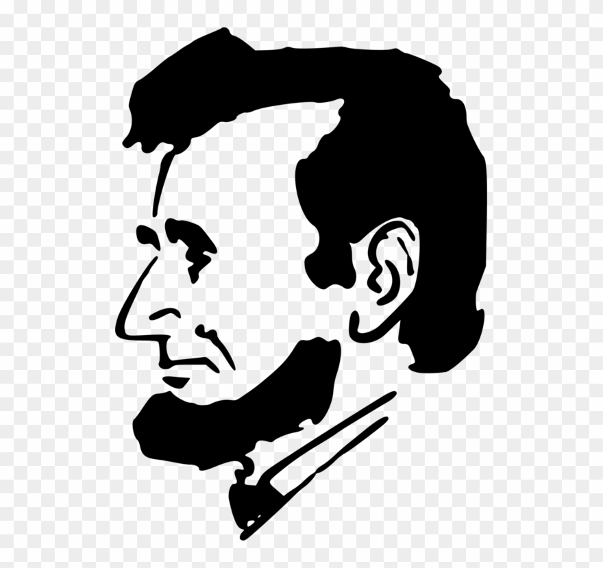 Animal Silhouettes United States Presidential Election, - Silhouettes Of Abraham Lincoln Clipart