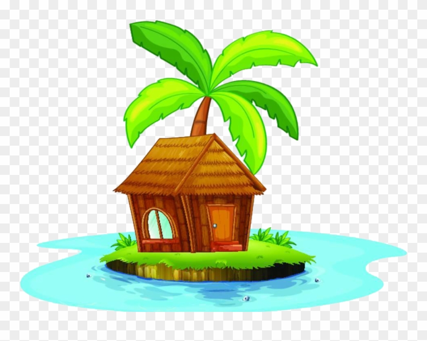 Jpg Freeuse Africa Clipart Grass Hut - Nipa House Clip Art - Png Download