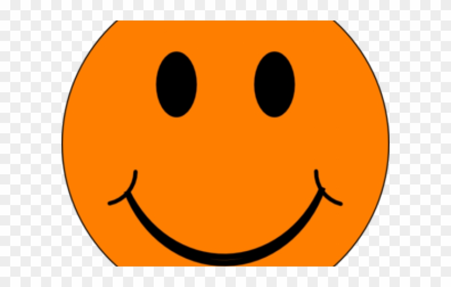 Happy Clipart Orange - Portable Network Graphics - Png Download