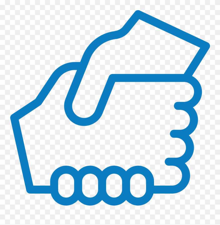 INDI: Blue Helping Hands Logo