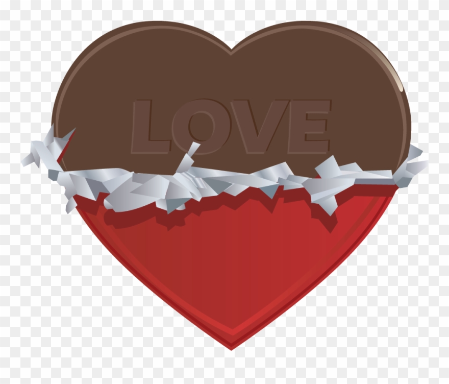 Valentines Day Hearts, Valentines Day Clipart, Love - Corazón De Chocolate En Png Transparent Png