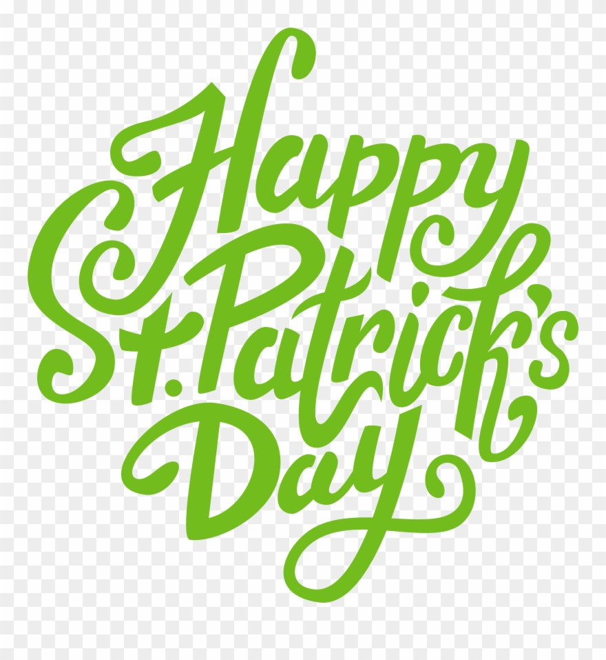 Happy St Patrick's Day Clip Art - Png Download