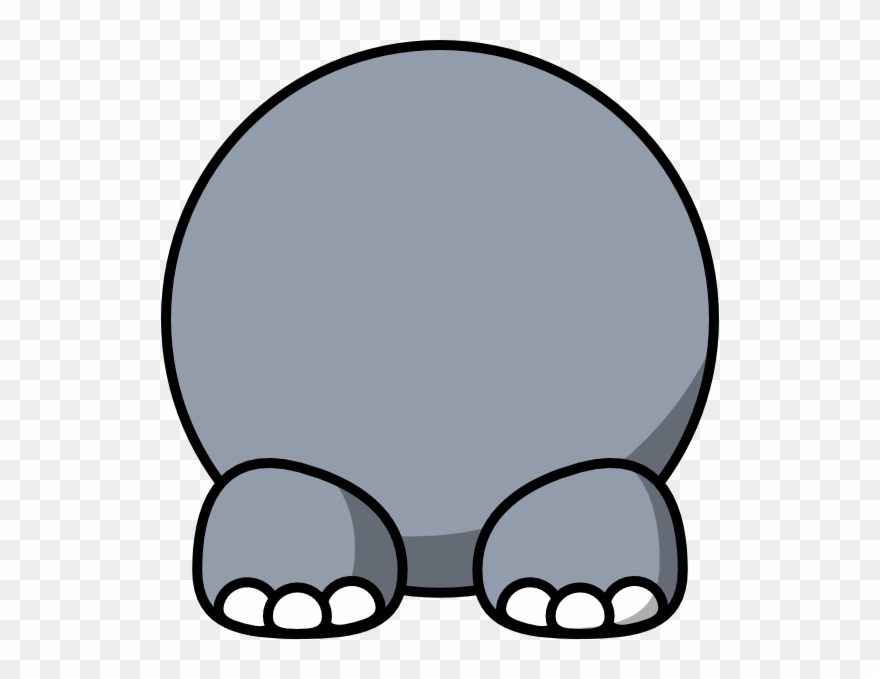 Free Hippo Clipart Clip Art Pictures Graphics Illustrations - Cartoon Hippo Body - Png Download