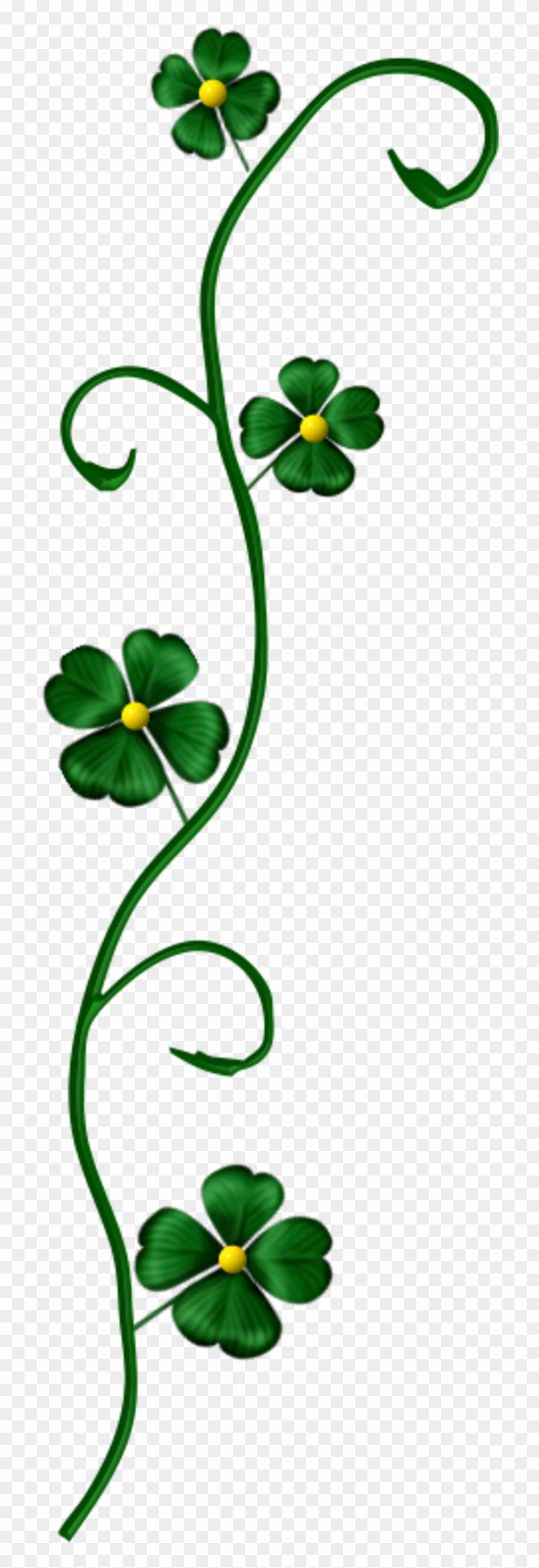 St Patrick, Creations, Image, Blog, Bellisima, Book - Bordure De Page Trefle Clipart