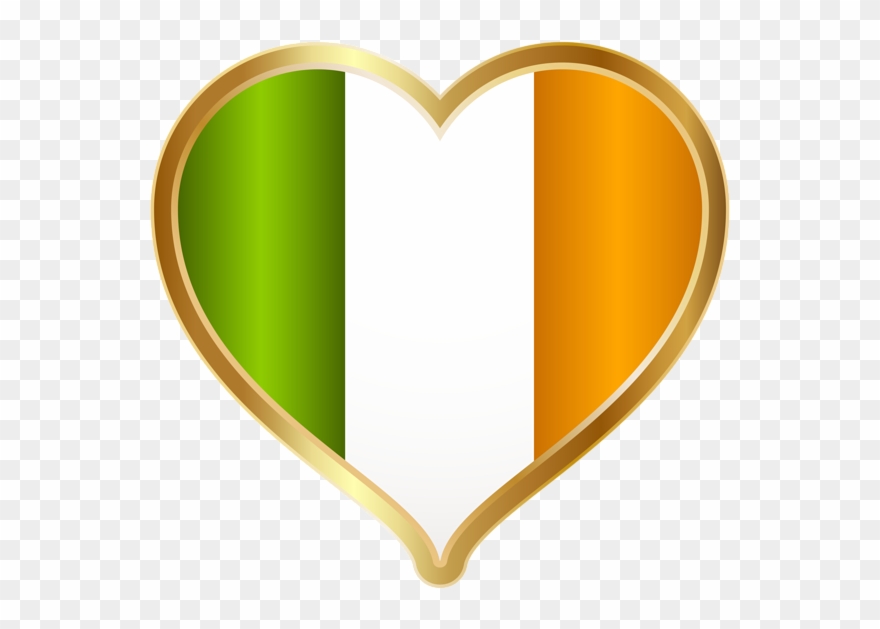 St Patricks Day Irish Heart Png Clip Art Imageu200b - St Patrick's Day Hearts Transparent Png
