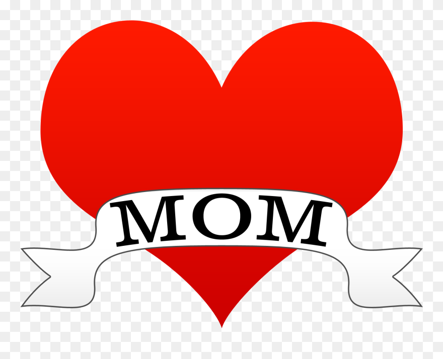 Mother's Day Heart Tattoo Style Clipart - Tattoos Mom Dad Png Transparent Png