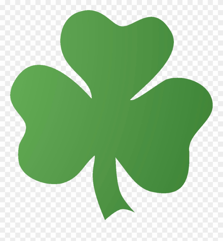 Green Irish Shamrock On White Background - J. Pauley Toyota Clipart