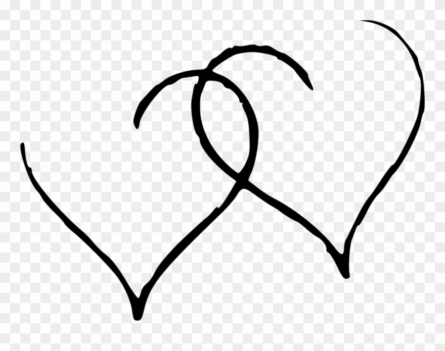 All Photo Png Clipart - Hearts Black And White Clipart Transparent Png