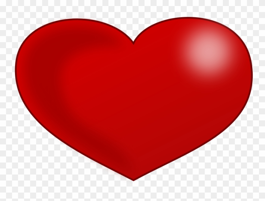 Biblical Information For Valentine's Day - Big Red Heart Clipart