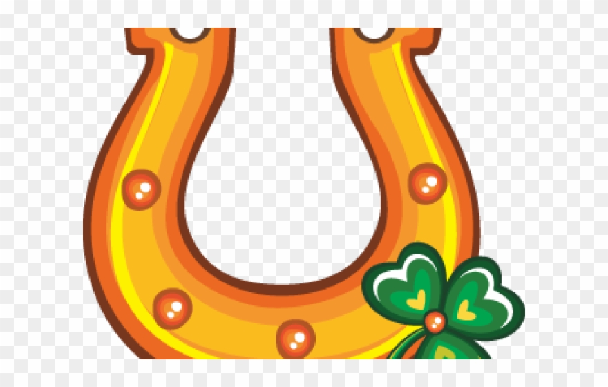 Saint Patricks Day Clipart Horseshoe - Saint Patrick's Day Horse Shoe - Png Download