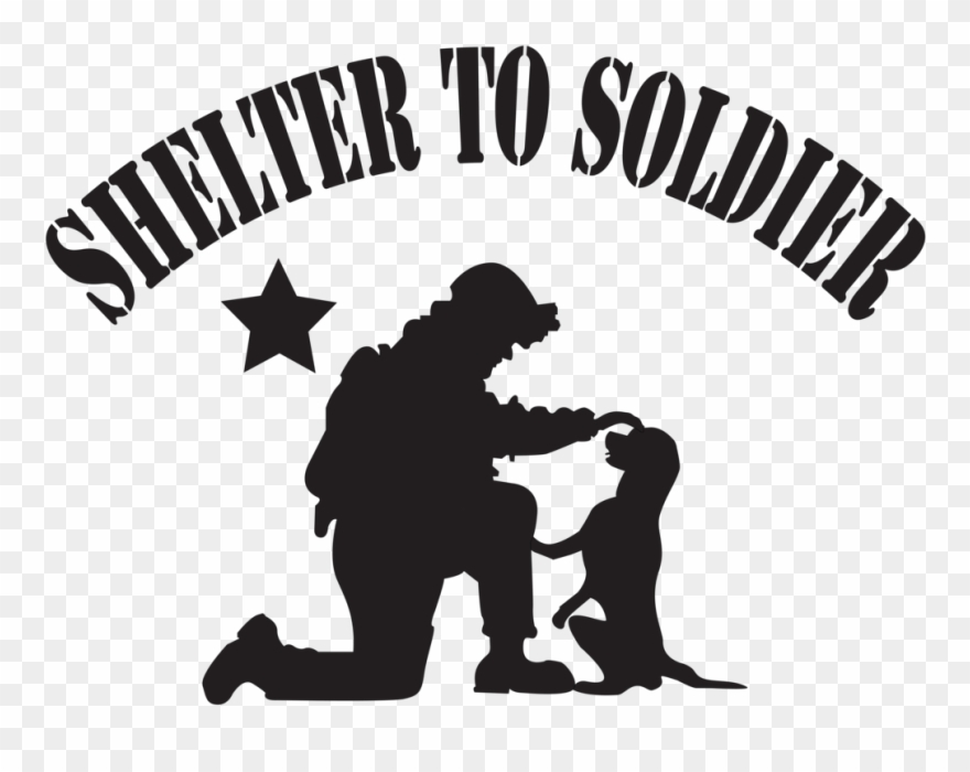 Dogs From Local Shelters And Trains Them To Become - Love My Soldier Rectangle Sticker Clipart