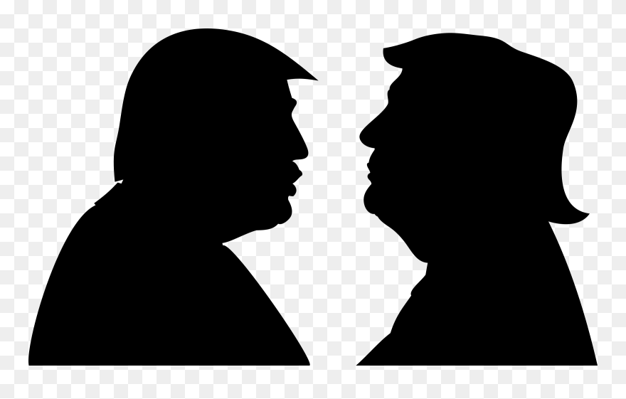 President Of The United States Silhouette Trump - Donald Trump Silhouette Png Clipart
