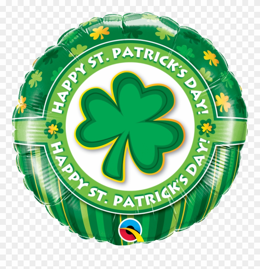 Patrick's Day - Happy St Patricks Day Foil Balloon (18") 1pc Clipart