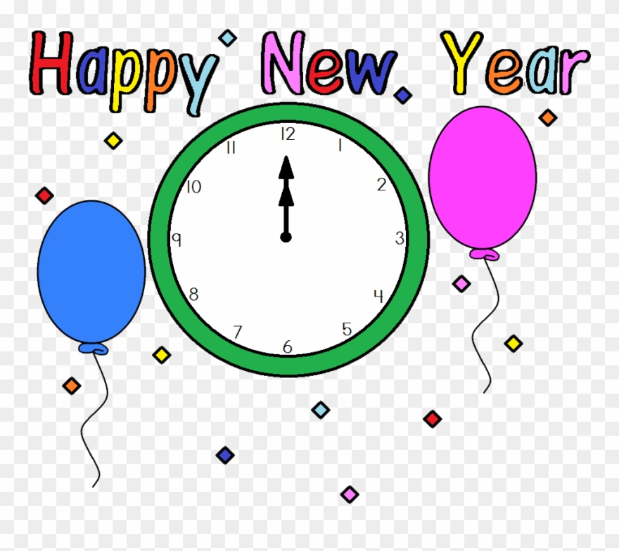 2013 Happy New Year Clipart Free - January Happy New Year - Png