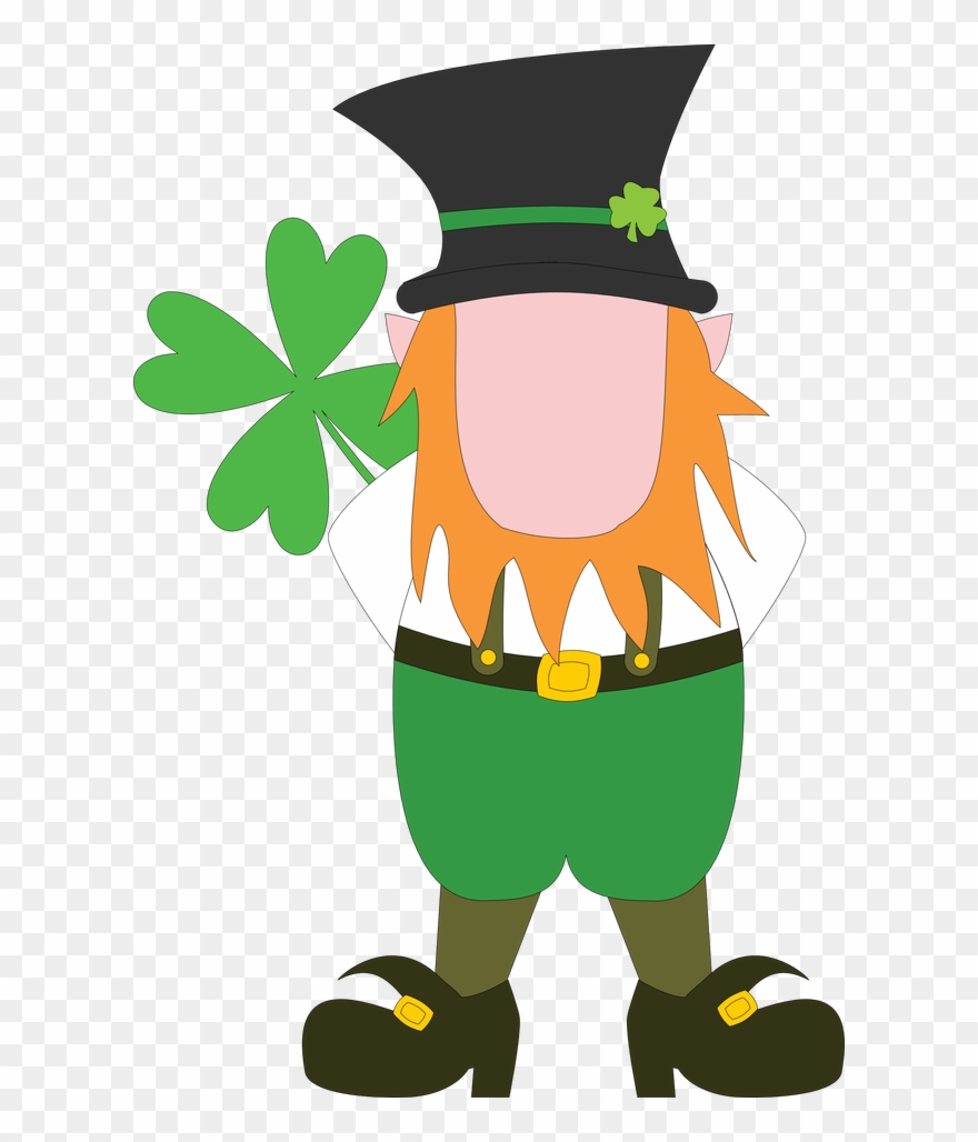 Make A Fun Picture In Paint - Leprechaun Face Cut Out Clipart