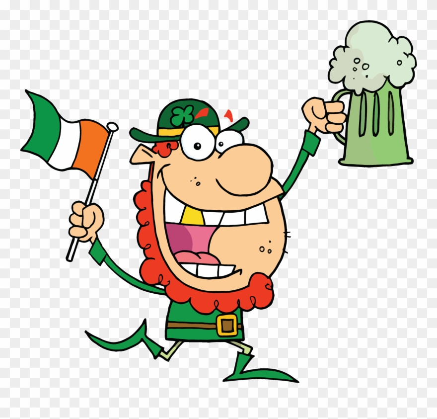 True Clipart Happy - St. Patrick's Day Tile Coaster - Png Download