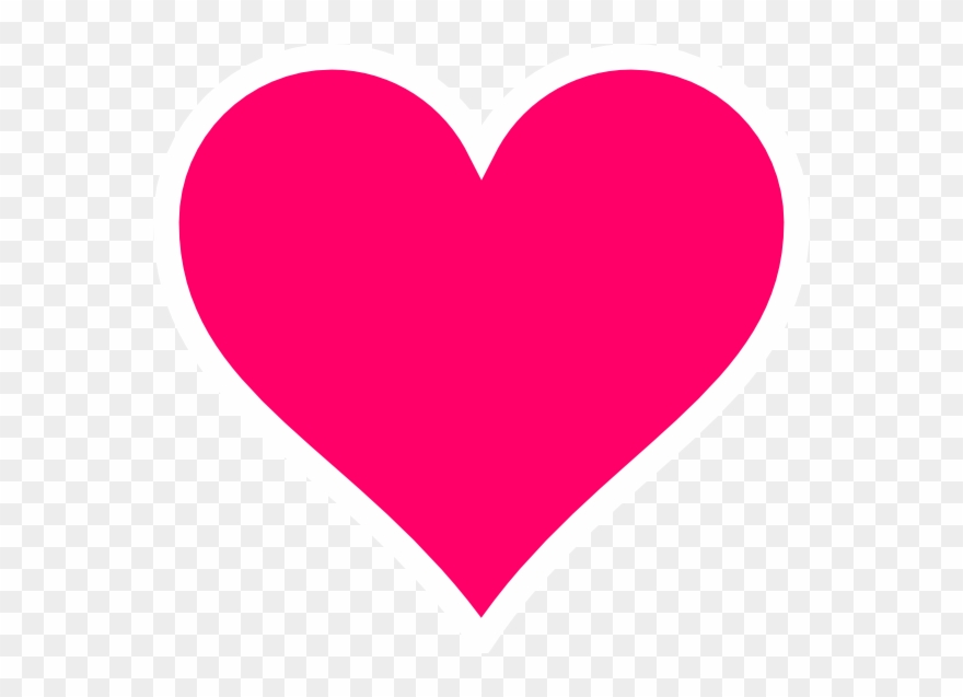 Hot Pink Heart Clipart - Heart Png Clipart Transparent Png