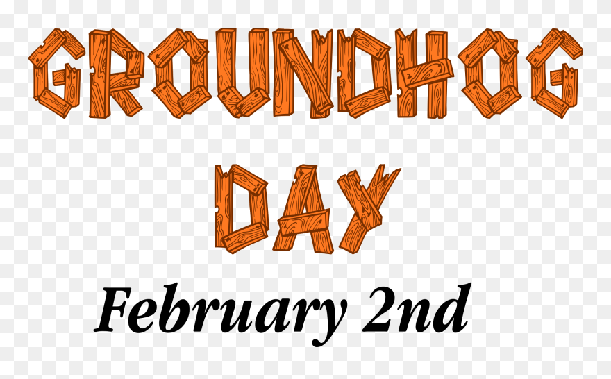 Groundhog Day Sign Clipart, Vector Clip Art Online, - Happy Groundhog Day Clipart - Png Download