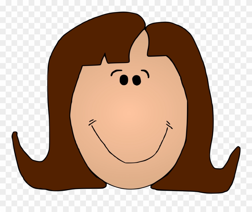 Clipart Mom Face - Lady Clip Art - Png Download