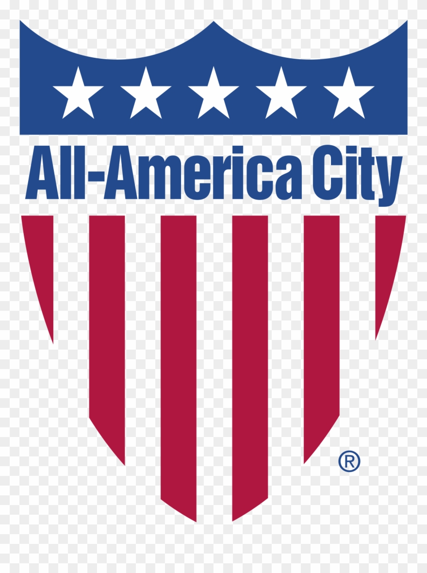 Clip Art Free Download America Transparent Red - All America City - Png Download