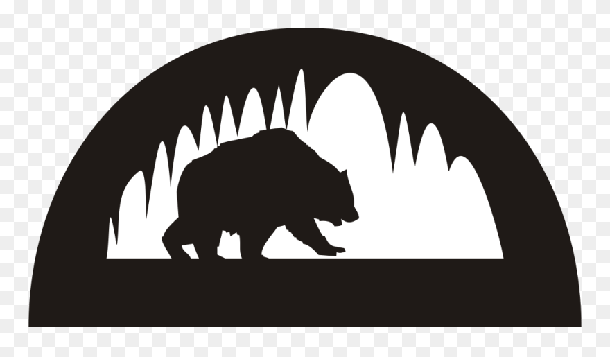 Bear Cave Clipart