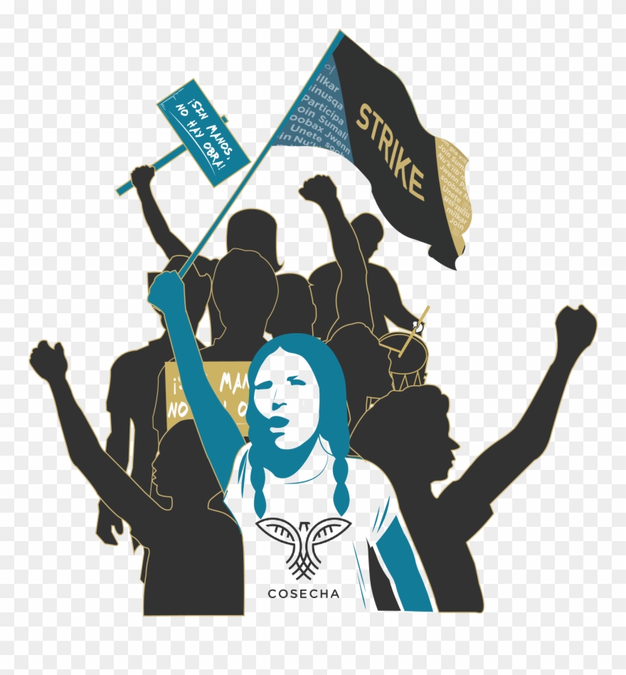 Support The May Day Strikes - May 1st Day Without Immigrants Clipart