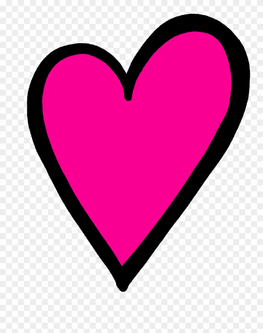I Love Heart, Background Images, Picsart, Santos, Clip - Hot Pink Heart Png Transparent Png