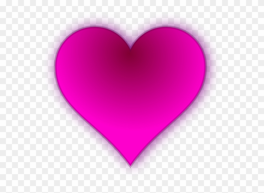 Pink Heart - Clip Art - Png Download