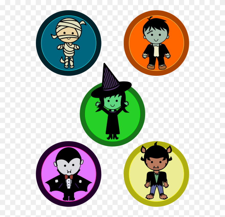 All Photo Png Clipart - Cute Halloween Monsters Png Transparent Png