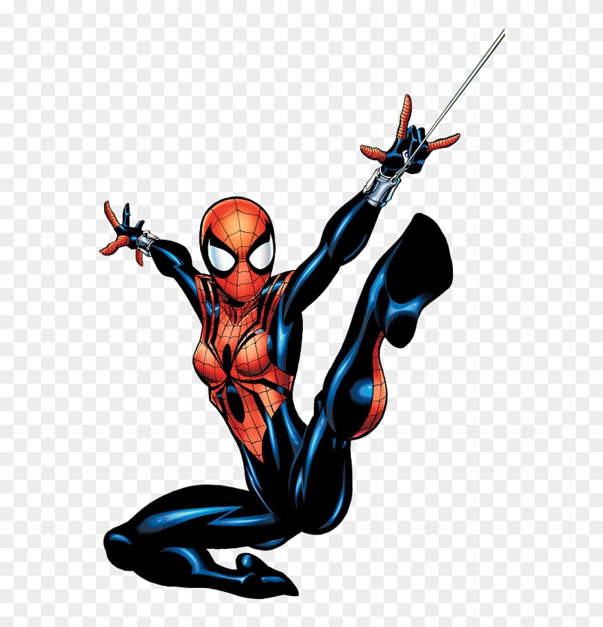 Happy May Day - Super Heroes Spider Girl Clipart