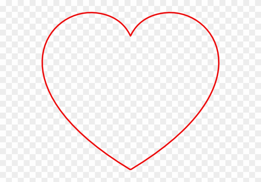 Heart Outline Vector Png Clipart