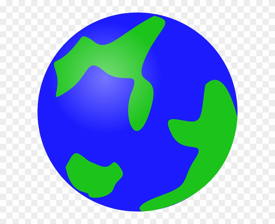 Earth Globe Clip Art - Earth Clip Art - Png Download