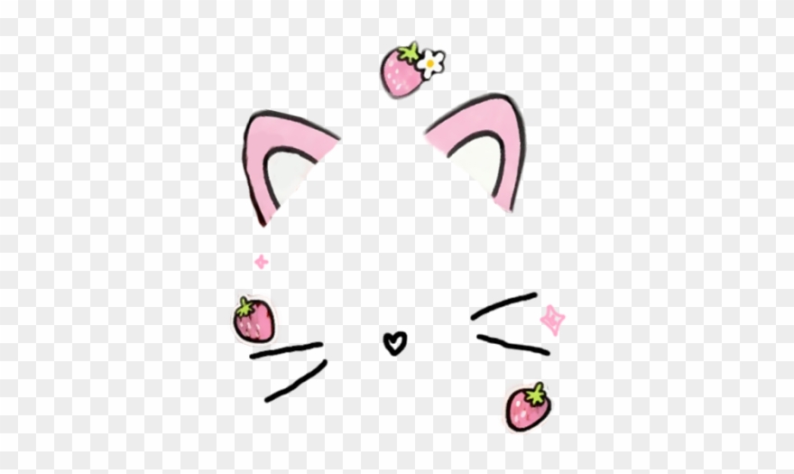 #freetoedit#cute #snow #filter #remixit Auflagen, Hintergrundbilder, - Filtro De Gato Png Clipart