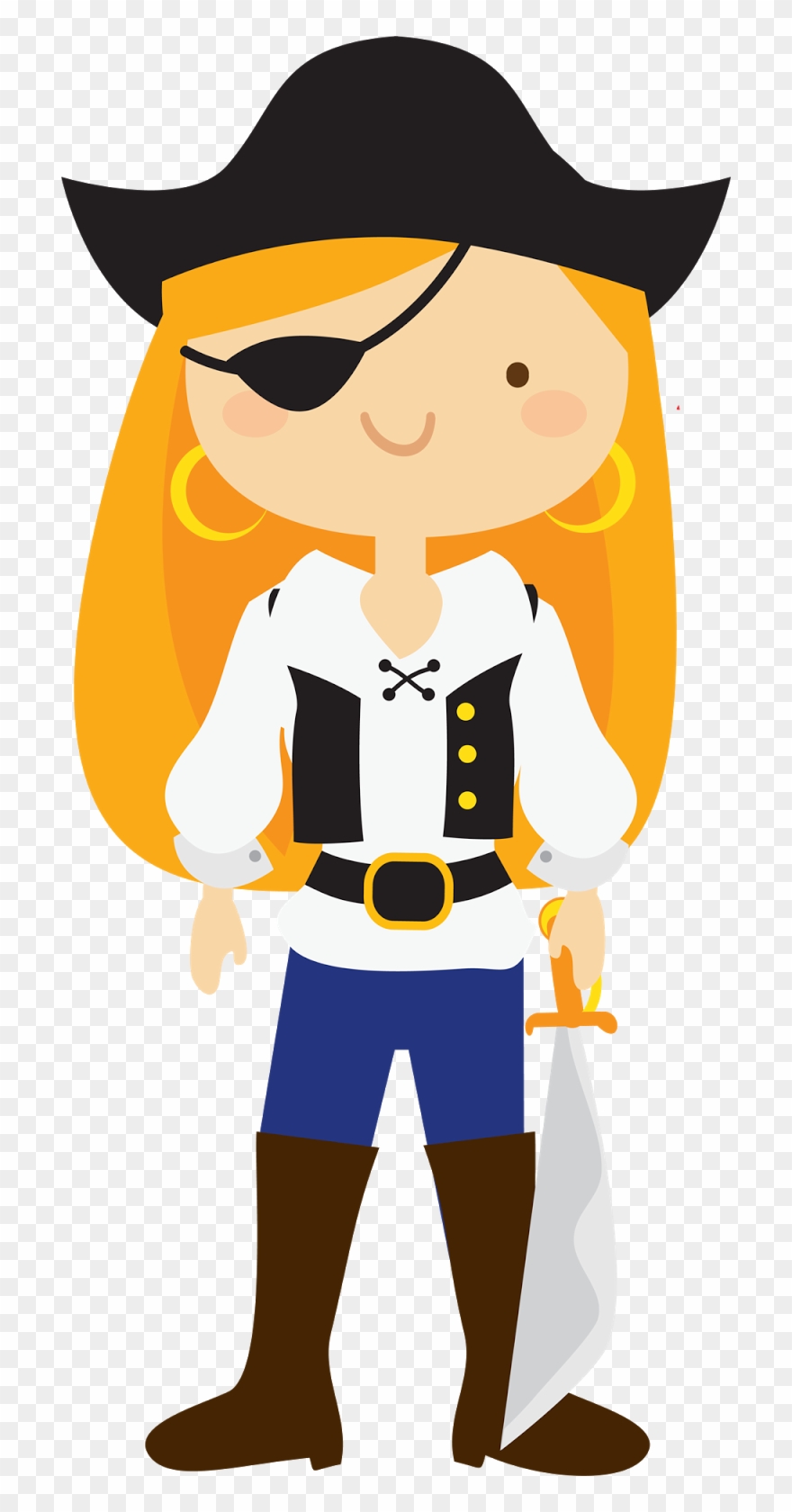 I Realize My Banner Says - Pirate Mom Clipart - Png Download