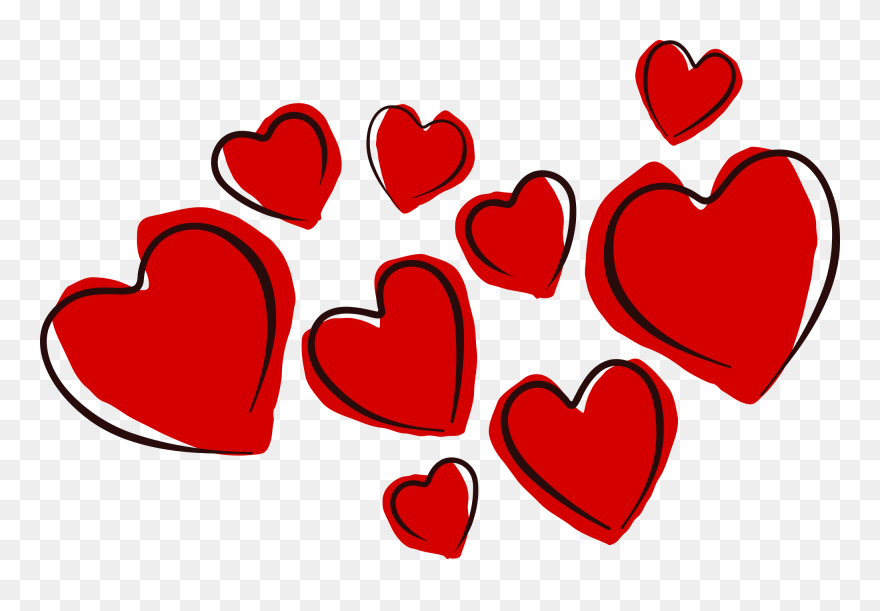 תמונות ורקעים לברכות - Heart Clipart - Png Download