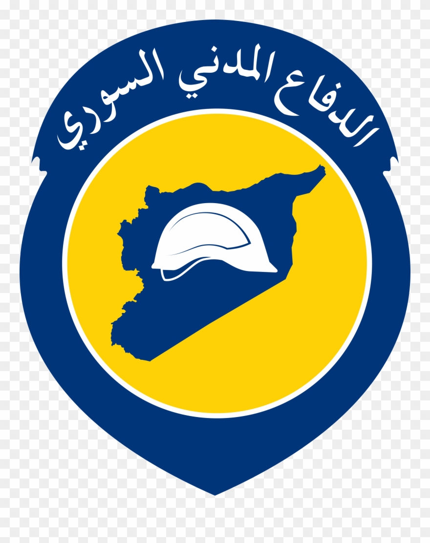 White Helmets Syria Logo Clipart