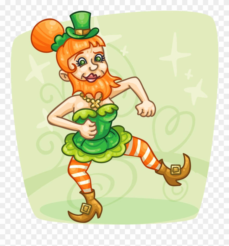 Picture Royalty Free Library Beard Clipart Leprechaun - Drawing - Png Download