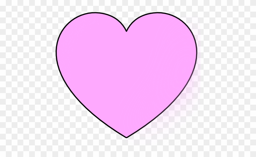 Clip Arts Related To - Light Pink Heart Clipart - Png Download