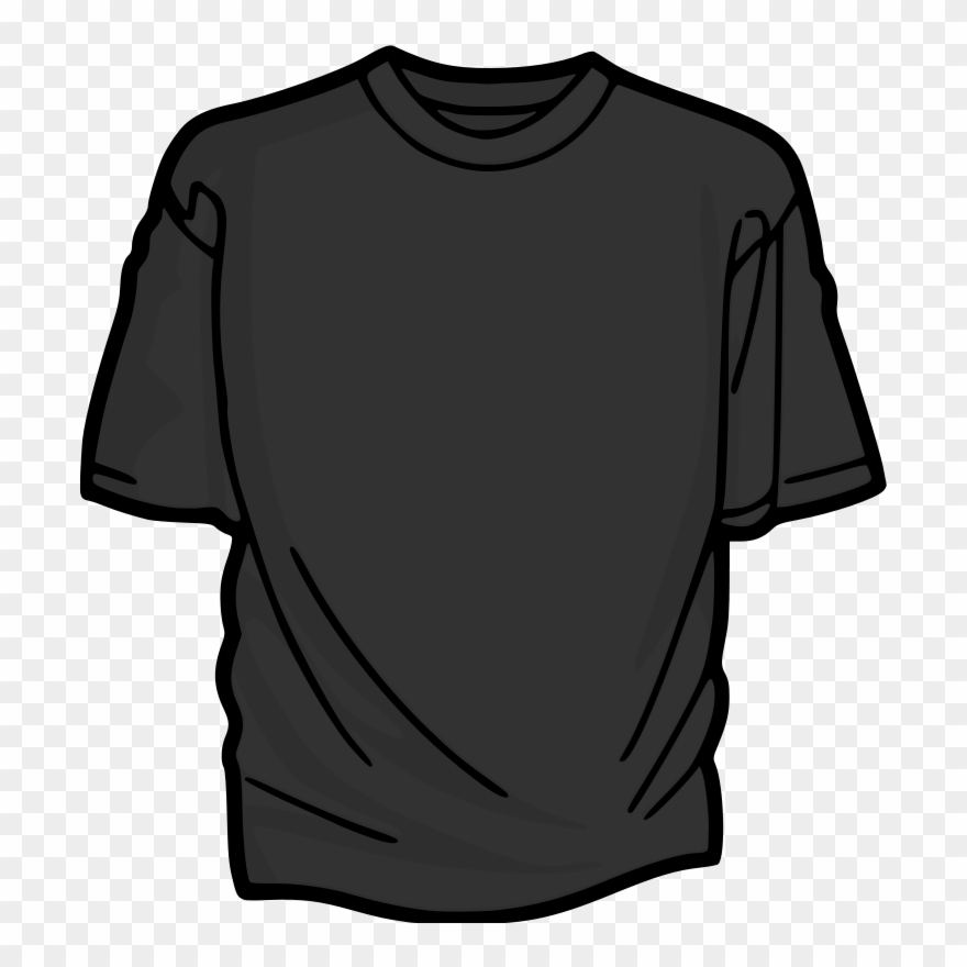 Free Grey T-shirt - Transparent T Shirt Clip Art - Png Download