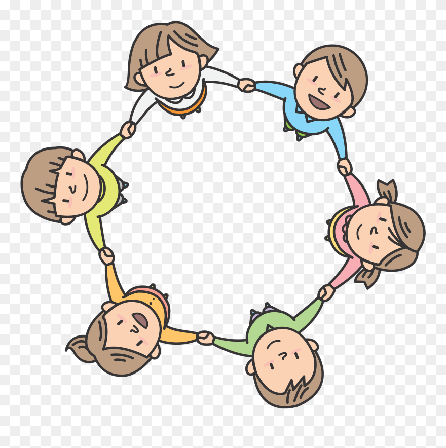 Children In Circle - Children Circle Clipart