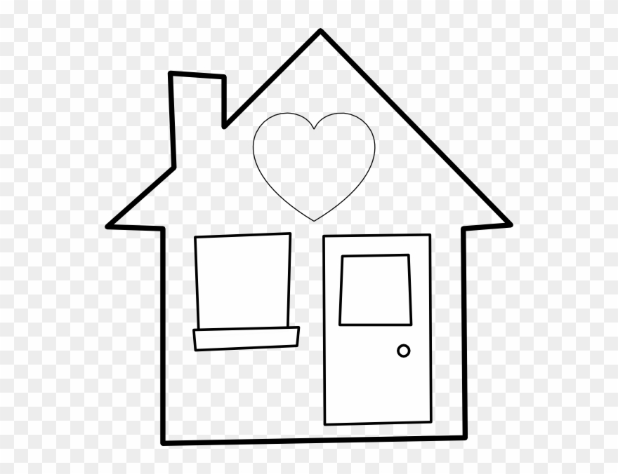 Of The Clip Art - Heart Of The Home - Png Download