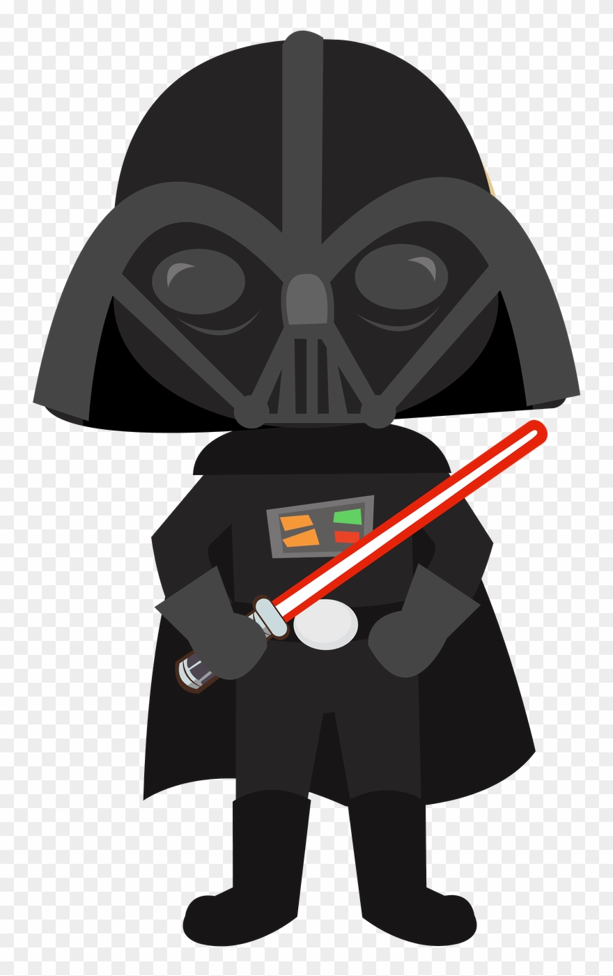 Black And White Download Chewbacca Vector High - Star Wars Baby Png Clipart