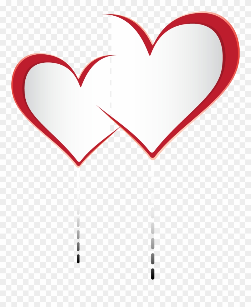 Heart Clipart Clipart Hollow Heart - Three-dimensional Space - Png Download
