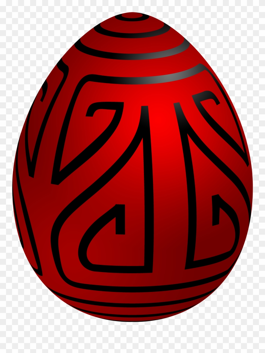 Easter Red Deco Egg Png Clip Art - Portable Network Graphics Transparent Png